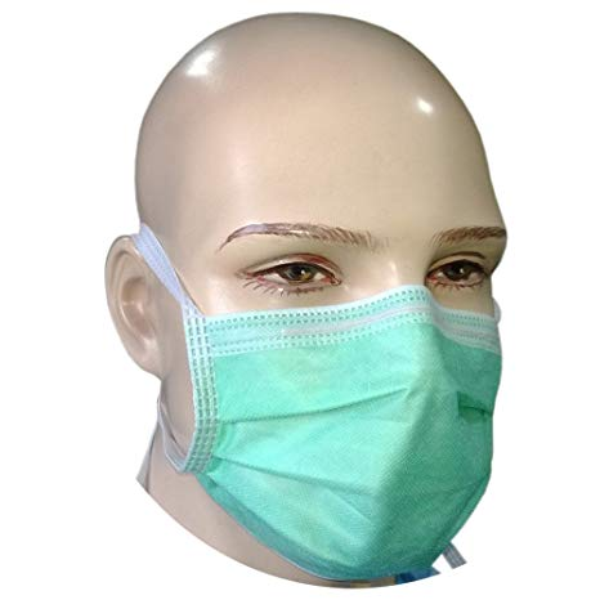 Disposable Green Mask 